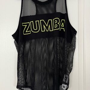 Zumba Forever High Neck Mesh Tank